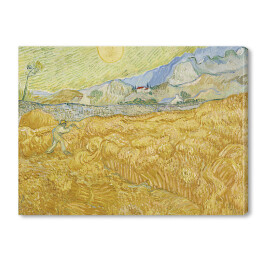 Obraz na płótnie Vincent van Gogh "Żniwa" - reprodukcja