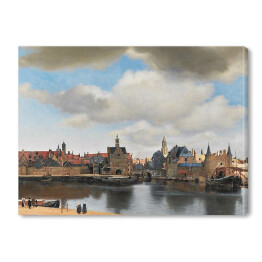 Obraz na płótnie Jan Vermeer "Widok Delft" - reprodukcja