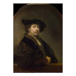 Plakat Rembrandt Autoportret w wieku 34 lat. Reprodukcja