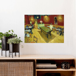 Plakat samoprzylepny Vincent van Gogh Nocna kawiarnia. Reprodukcja