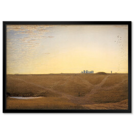 Plakat w ramie William Turner "Wschód słońca nad Stonehenge" - reprodukcja