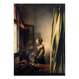 Plakat Jan Vermeer "Dziewczyna czytająca list" - reprodukcja