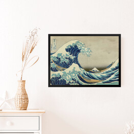 Obraz w ramie Hokusai Katsushika "Great Wave off Kanagawa"
