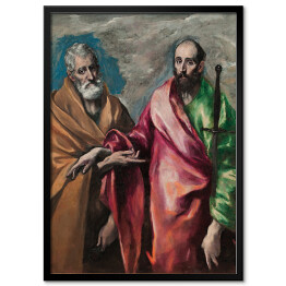 Plakat w ramie El Greco "Święty Piotr i Święty Paweł" - reprodukcja
