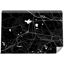 Fototapeta samoprzylepna Industrialna mapa Bytomia