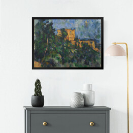 Obraz w ramie Paul Cezanne "Ciemny zamek" - reprodukcja