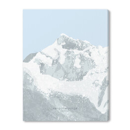 Obraz na płótnie Kangchenjunga - szczyty górskie