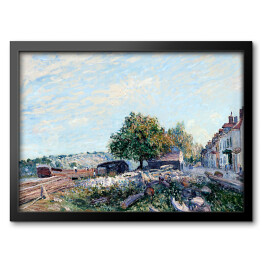 Obraz w ramie Alfred Sisley "Saint Mammes rano" - reprodukcja