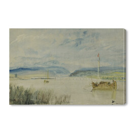 Obraz na płótnie William Turner "Neuwied i Weissenthurm przy rzece Ren" - reprodukcja