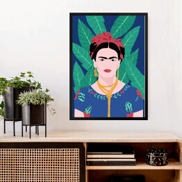 Obraz w ramie Frida - ilustracja