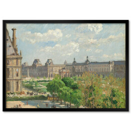 Plakat w ramie Camille Pissarro Plac Carrousel. Reprodukcja