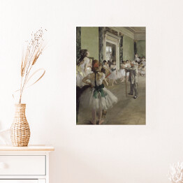 Plakat Edgar Degas "Lekcja baletu" - reprodukcja