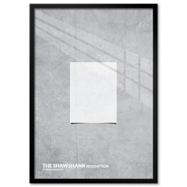 Plakat w ramie "The Shawshank Redemption" - minimalistyczna kolekcja filmowa