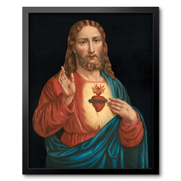 Obraz w ramie Obraz Serce Jezusa