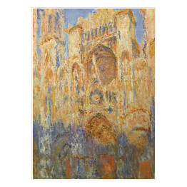 Plakat Claude Monet "Katedra Rouen, fasada (zachód słońca)" - reprodukcja