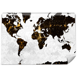 Fototapeta winylowa zmywalna Stylowa mapa świata