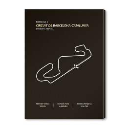 Obraz na płótnie Circuit de Barcelona-Catalunya - Tory wyścigowe Formuły 1