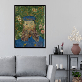Plakat w ramie Vincent van Gogh "Portret listonosza Józefa Roulina" - reprodukcja