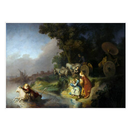 Plakat samoprzylepny Rembrandt "Porwanie Europy" - reprodukcja