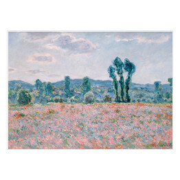 Plakat Claude Monet "Pole" - reprodukcja