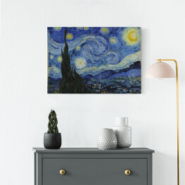 Obraz na płótnie Vincent van Gogh "Gwiaździsta noc" - reprodukcja
