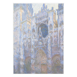 Plakat samoprzylepny Claude Monet "Portal katedry w Rouen w promieniach słońca" - reprodukcja