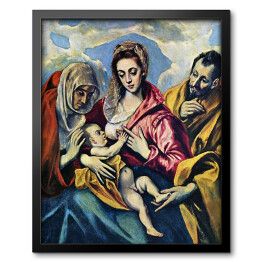 Obraz w ramie El Greco "Święta rodzina" - reprodukcja