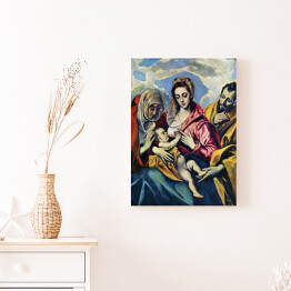 Obraz na płótnie El Greco "Święta rodzina" - reprodukcja