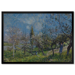 Plakat w ramie Albert Sisley "Ogród" - reprodukcja