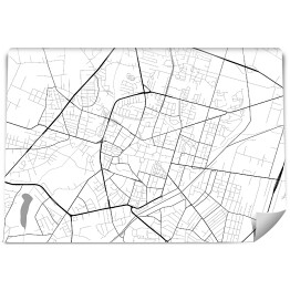 Fototapeta winylowa zmywalna Minimalistyczna mapa Radomia