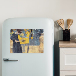 Magnes dekoracyjny Gustav Klimt "Muzyka" - reprodukcja