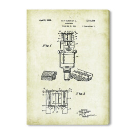 Obraz na płótnie H. F. Olson Et Al - patenty na rycinach vintage