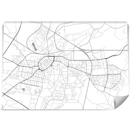 Fototapeta samoprzylepna Minimalistyczna mapa Legnicy