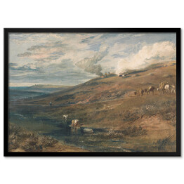 Obraz klasyczny William Turner "Dartmoor - źródło rzek Tamar i Torridge" - reprodukcja
