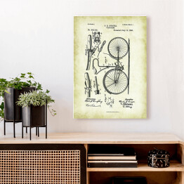 Obraz na płótnie C. E. Duryea - patenty na rycinach vintage